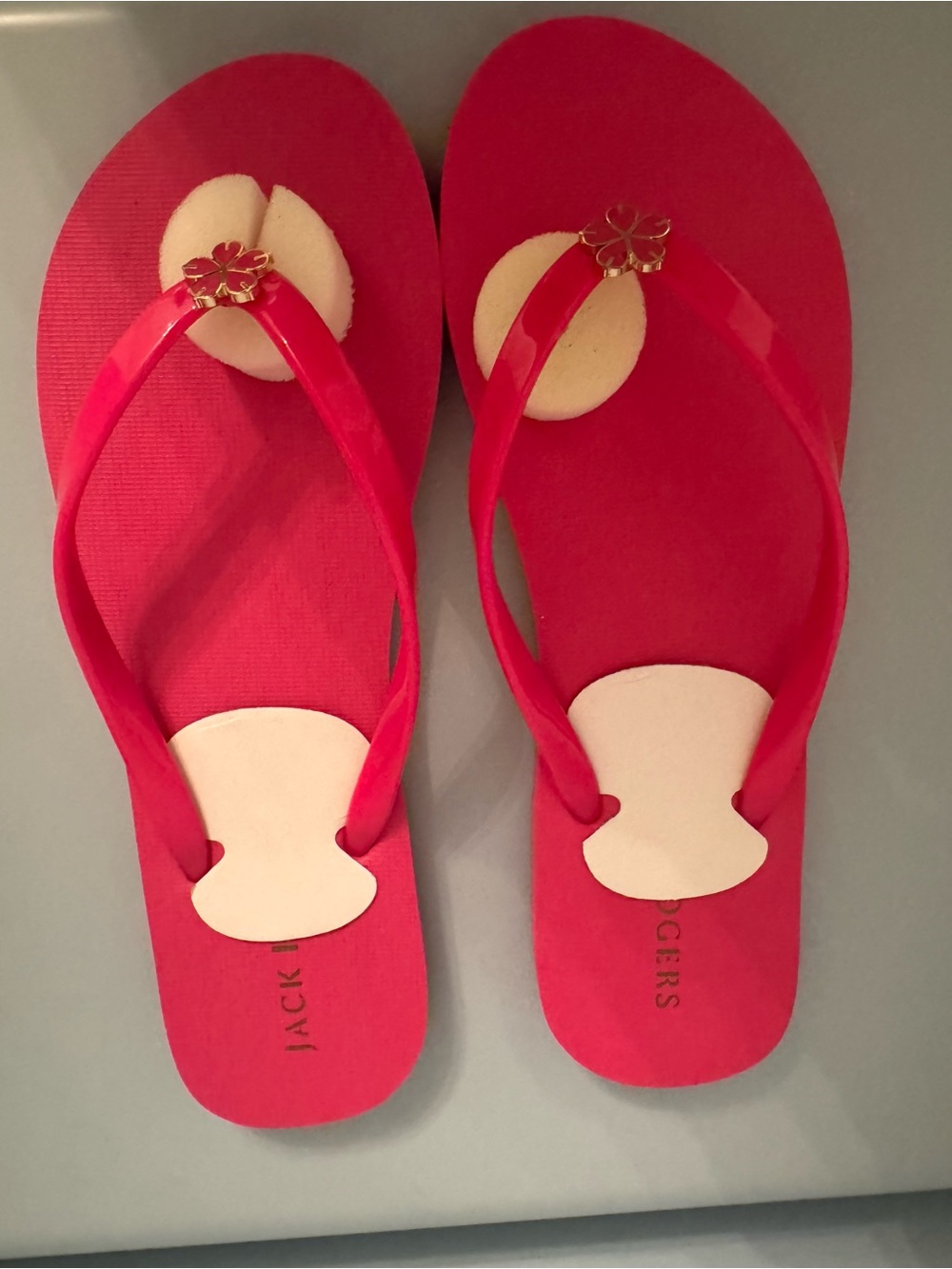 NWT IN BOX! Jack Rogers Kennedy Flip Flop - Magenta